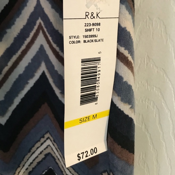 R&K size medium chevron style dress - Picture 2 of 4